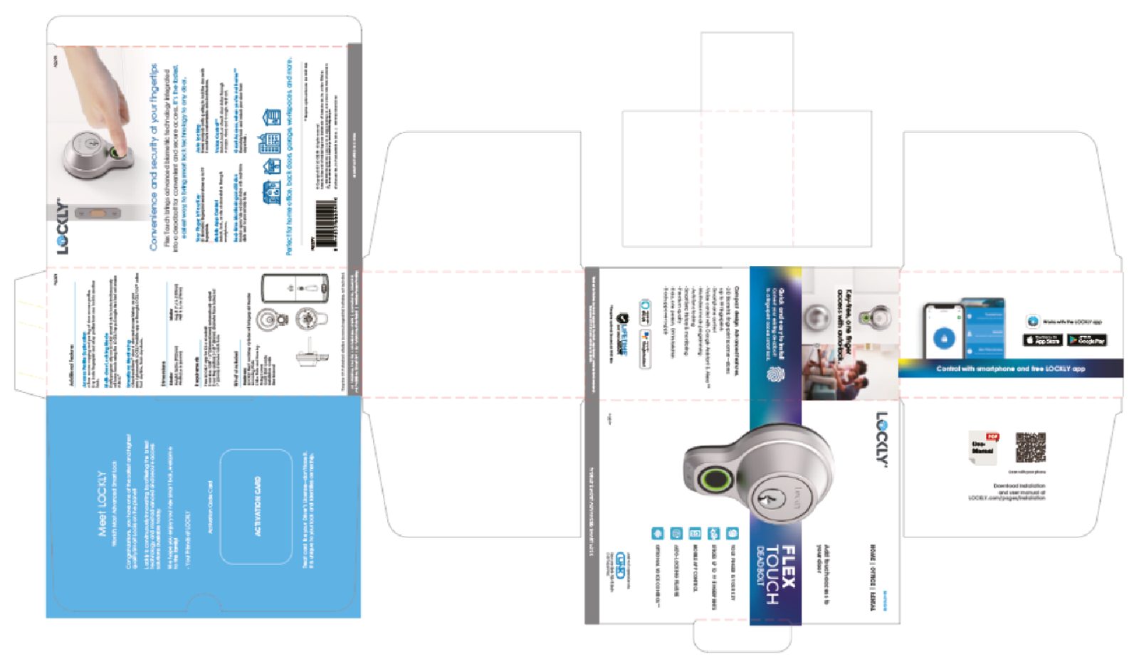 LOCKLY packaging layout
