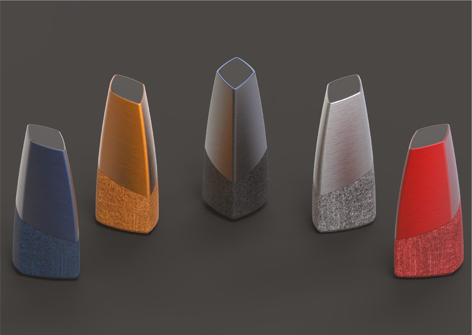 Speaker colour and finish concepts